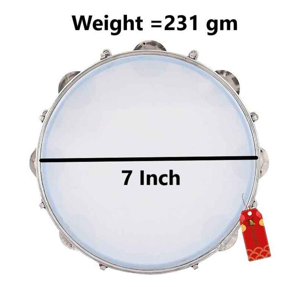 Uapan Fiber Dafli 7 Inch Blue Tambourine