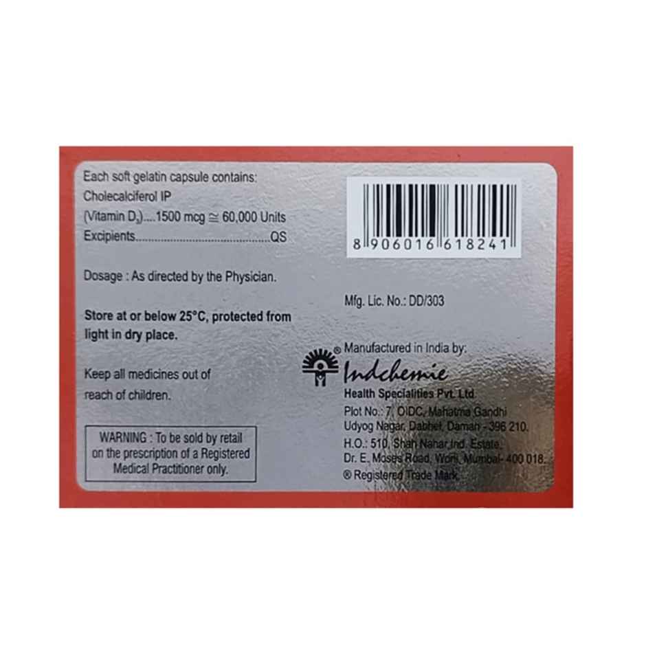 DV 60K Vitamin D3 Capsule