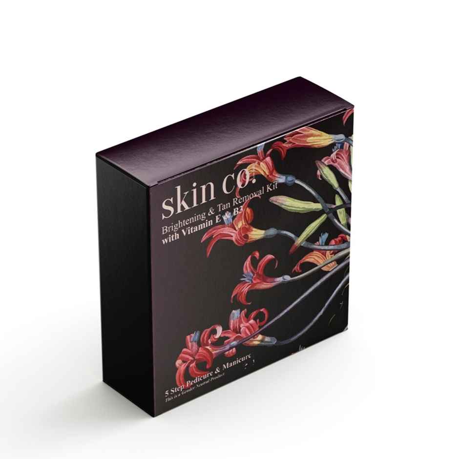 Skin Co. Nyc Brightening & Tan Removal Pedicure Manicure Spa Kit