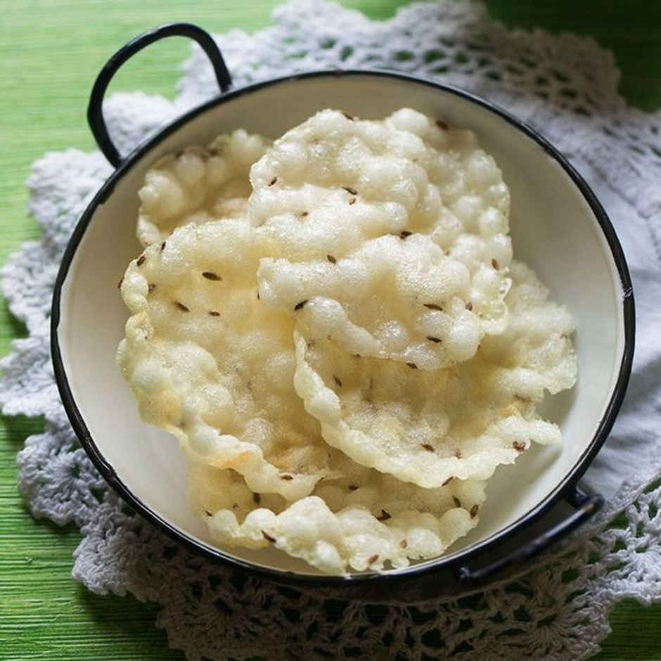 Wellfry Sabudana Papad | Upwas Papad - Fast Papad - Sendha Namak