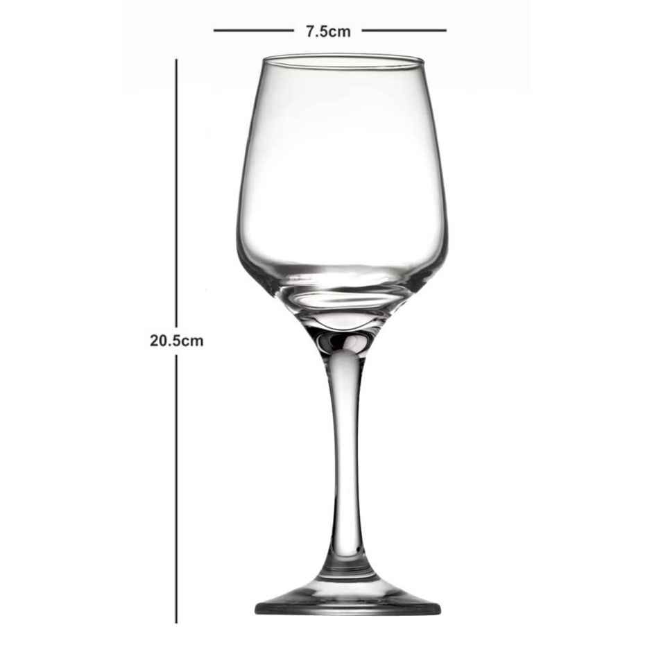 Meridian Stem Glass | 320 ml | Set of 2 | Premium & Durable | Roxx