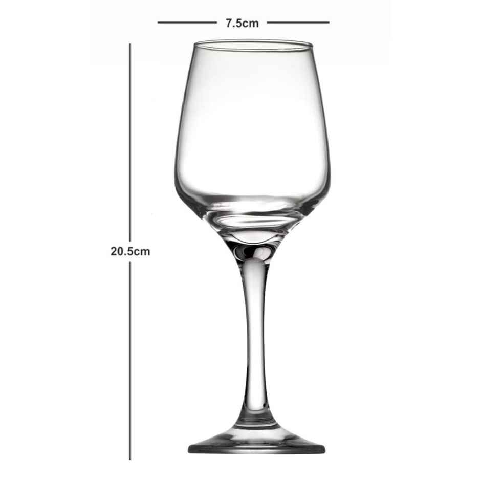 Roxx Meridian Stem Glass 320 ml | Set of 2 | Premium & Durable