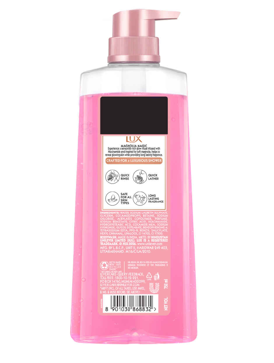 Lux Soft Rose Bodywash with French Rose & Almond Oil
