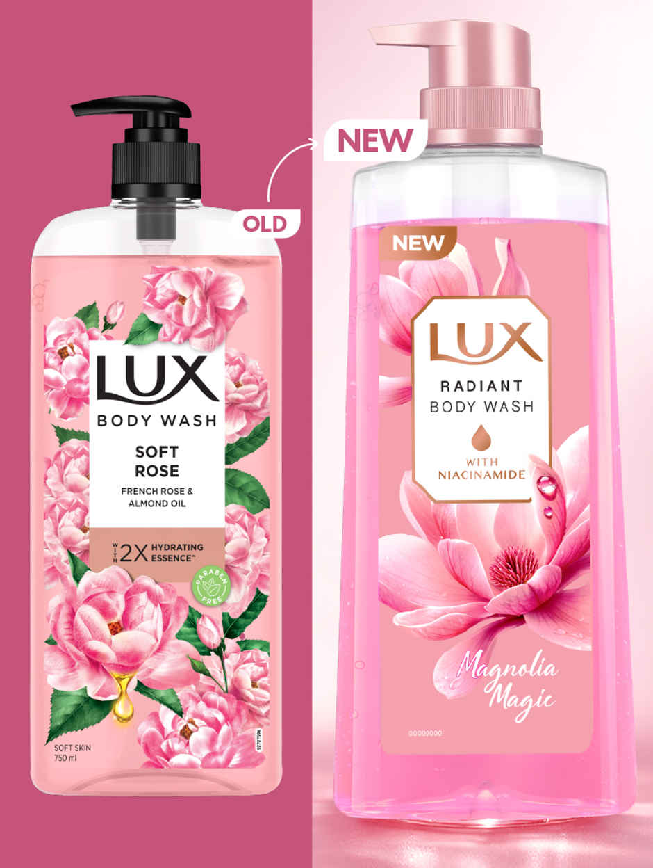 Lux Soft Rose Bodywash with French Rose & Almond Oil