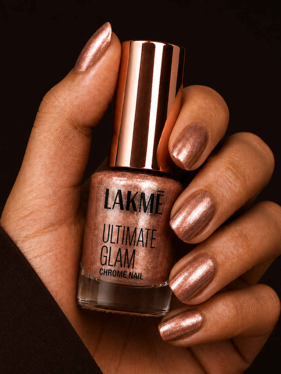 Lakme Ultimate Glam Chrome Nail - Copper