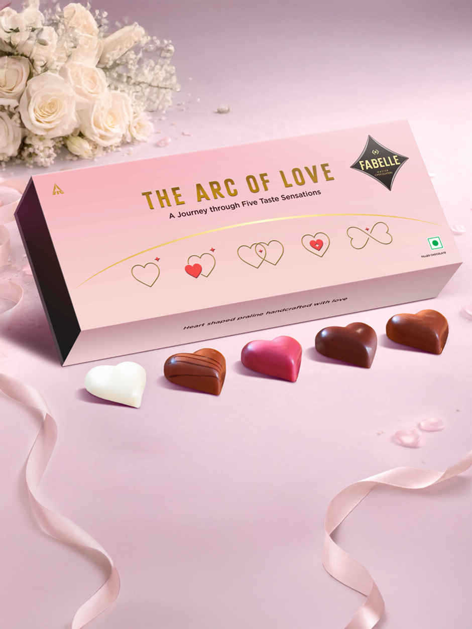 Fabelle Chocolate Hearts Collection| Handcrafted Heart Shaped Pralines