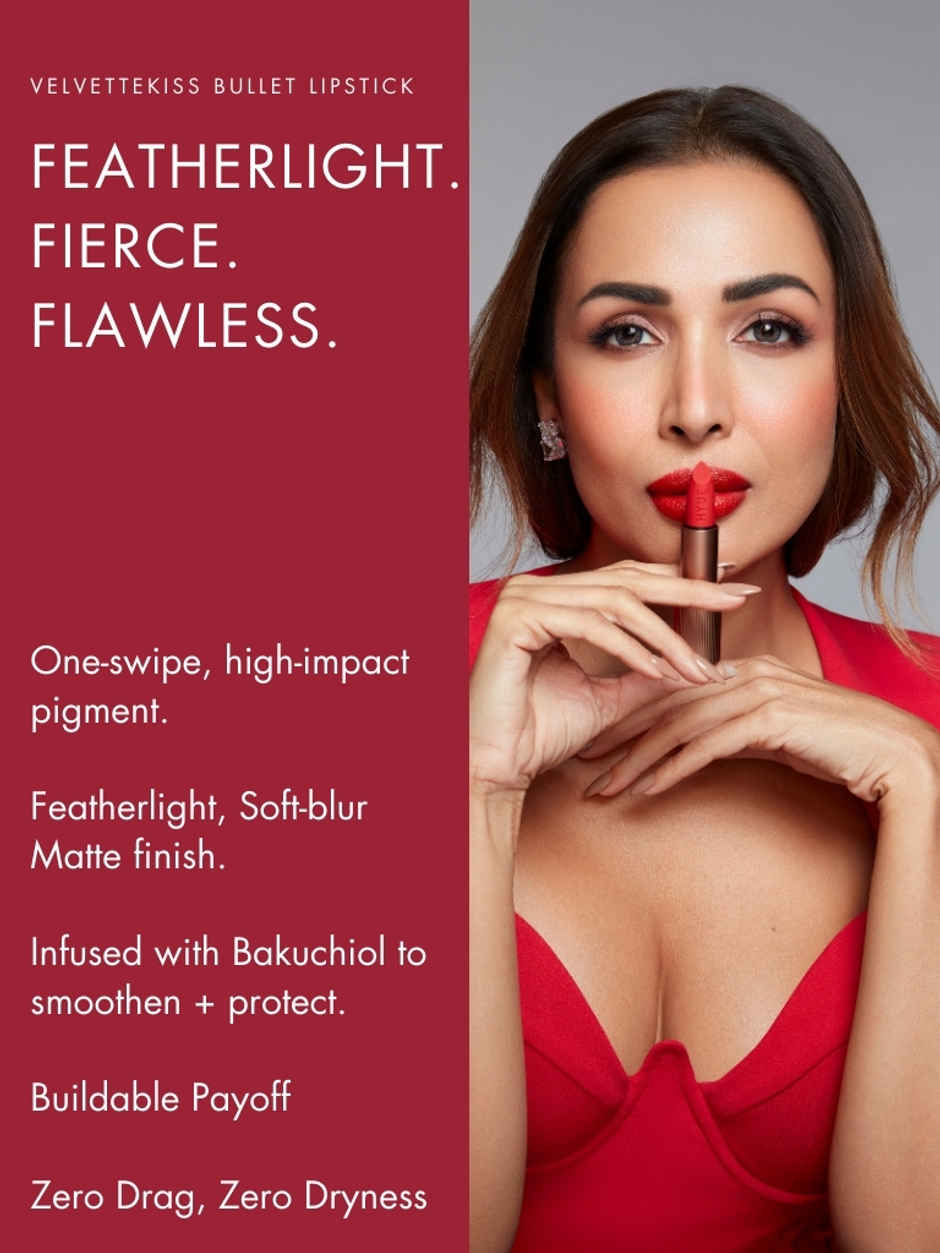 HYUE VelvetteKiss Featherlight Powder Matte Lipstick | 06 Coco Couture