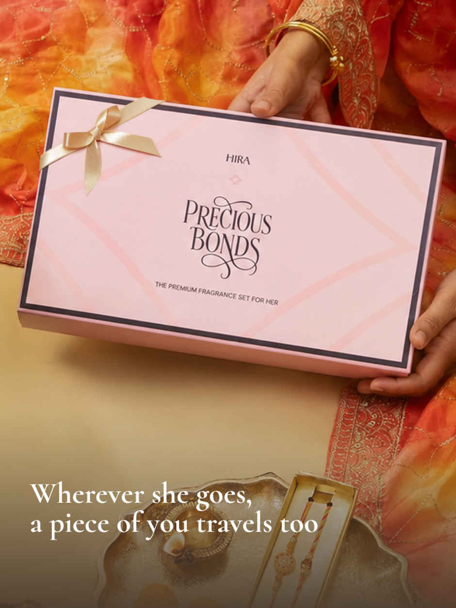 HIRA x Zouk Rakhi Gift Hamper For Her - Travel Essentials