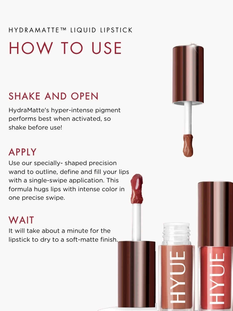 HYUE Liquid Lipstick Blush Edit