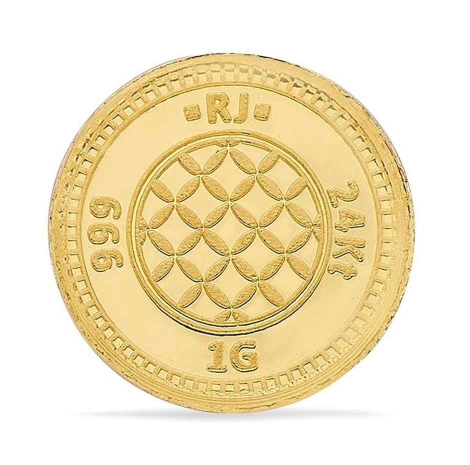 Reliance Jewels 24kt Gold Coin 999 Purity