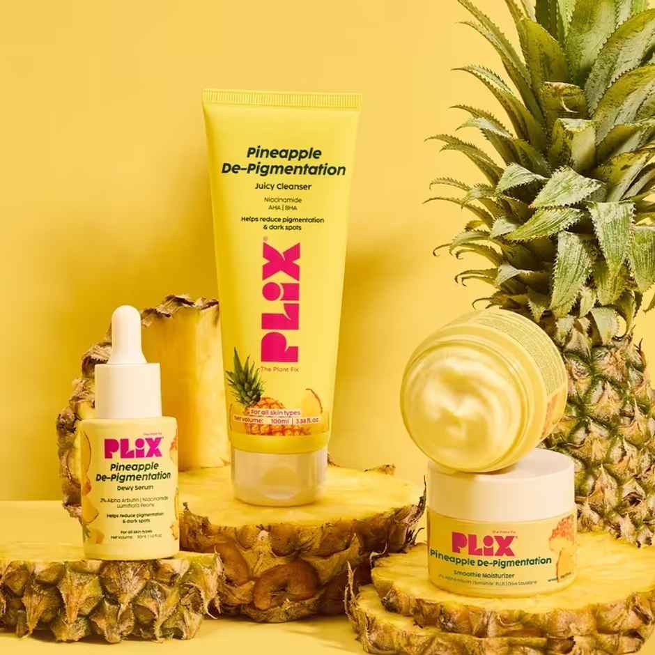Plix The Plant Fix Pineapple De-pigmentation Skincare Kit For Dark Spot Removal