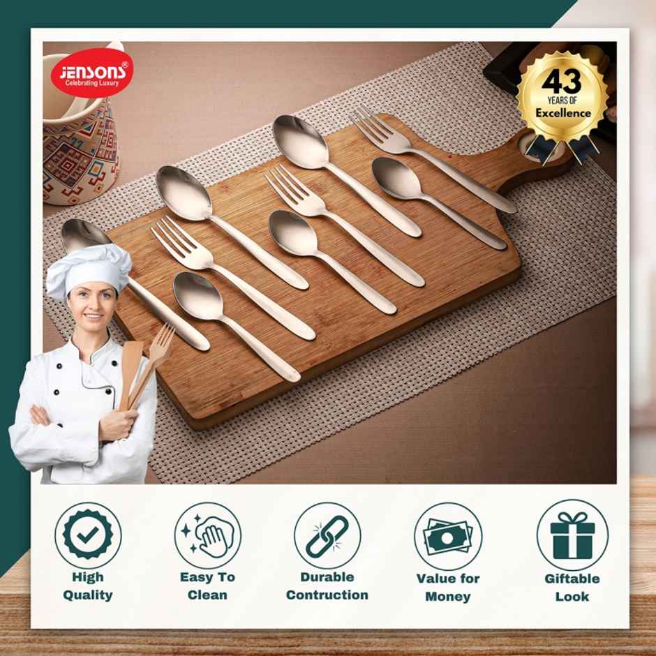 Jensons Stainless Steel Cutlery Set 18 Pcs