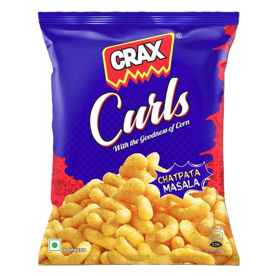 Crax Curls Chatpata Masala Puff Snacks Combo