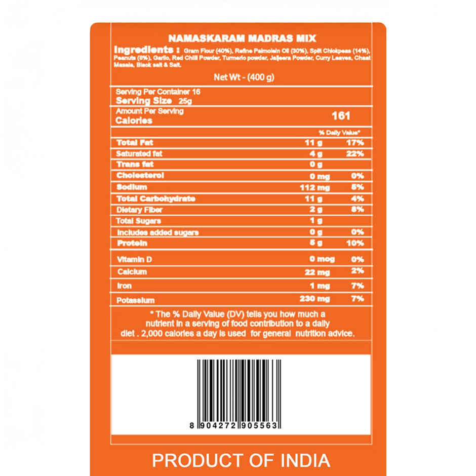 Namaskaram Madras Mix | Crunchy Savory Snack