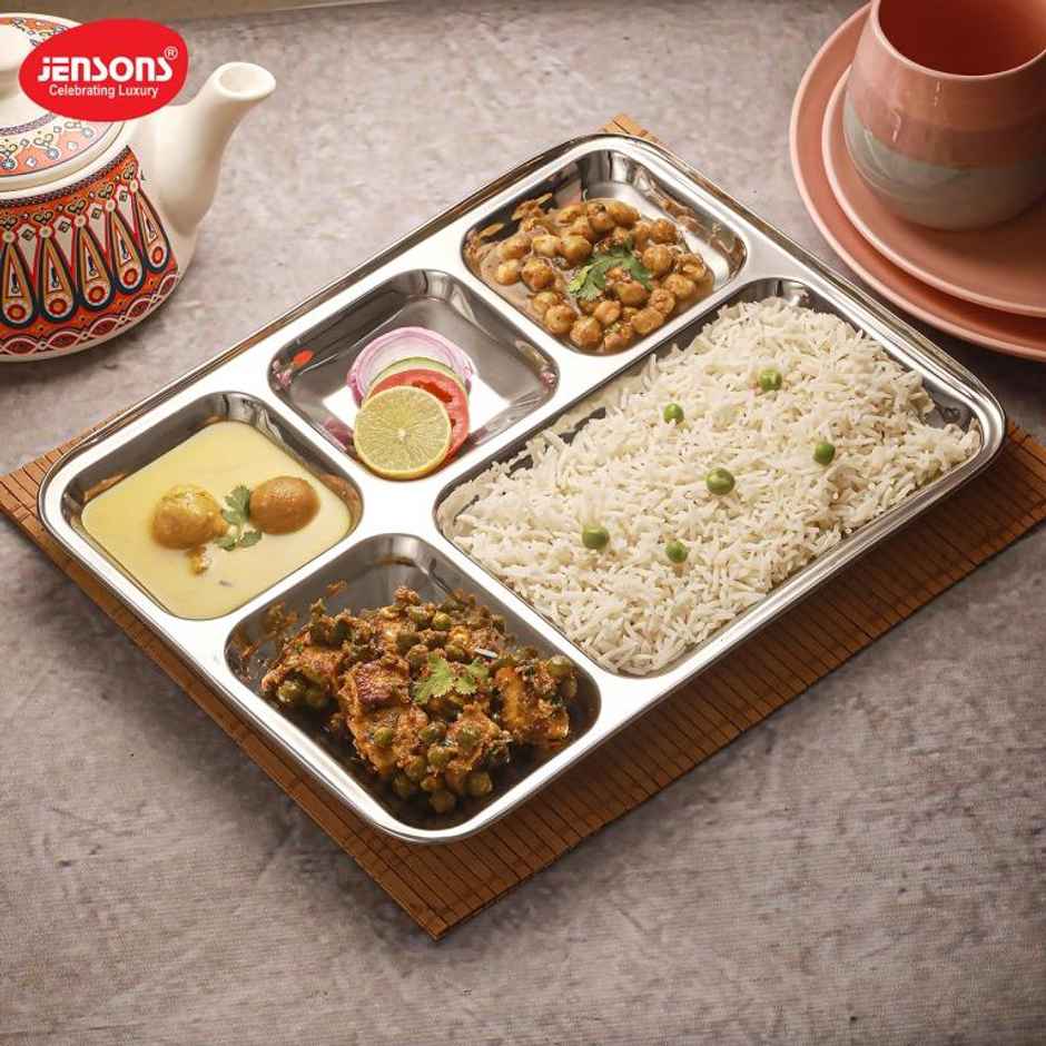 Jensons Stainless Steel Partition Plate Rectangle