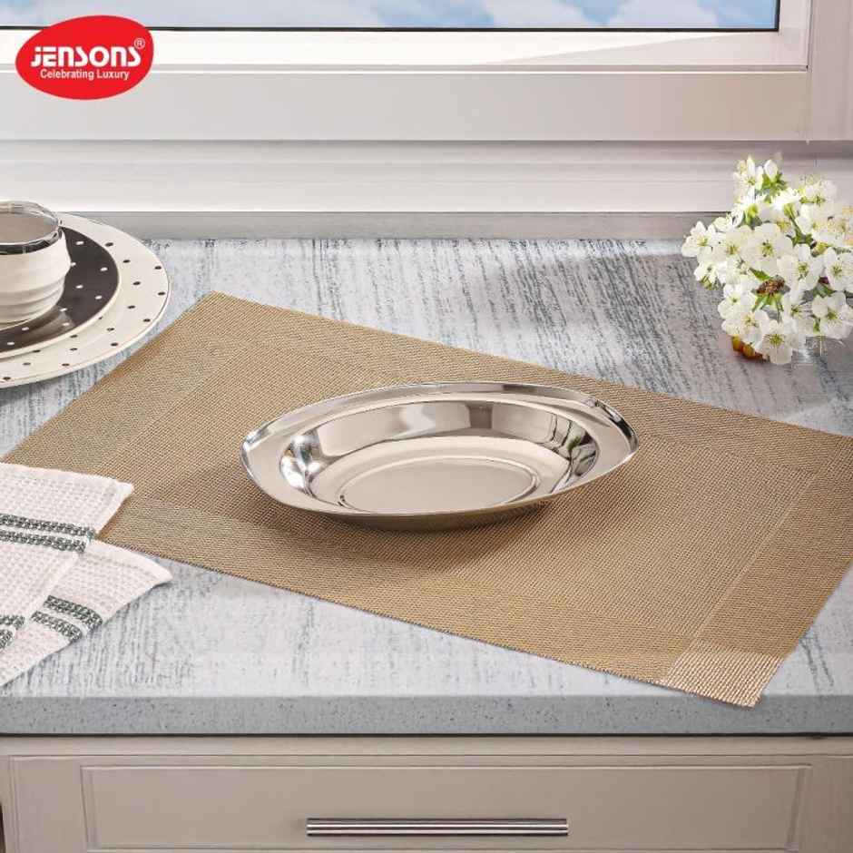 Jenosn Stainless Steel Oval Tray 19 Cm