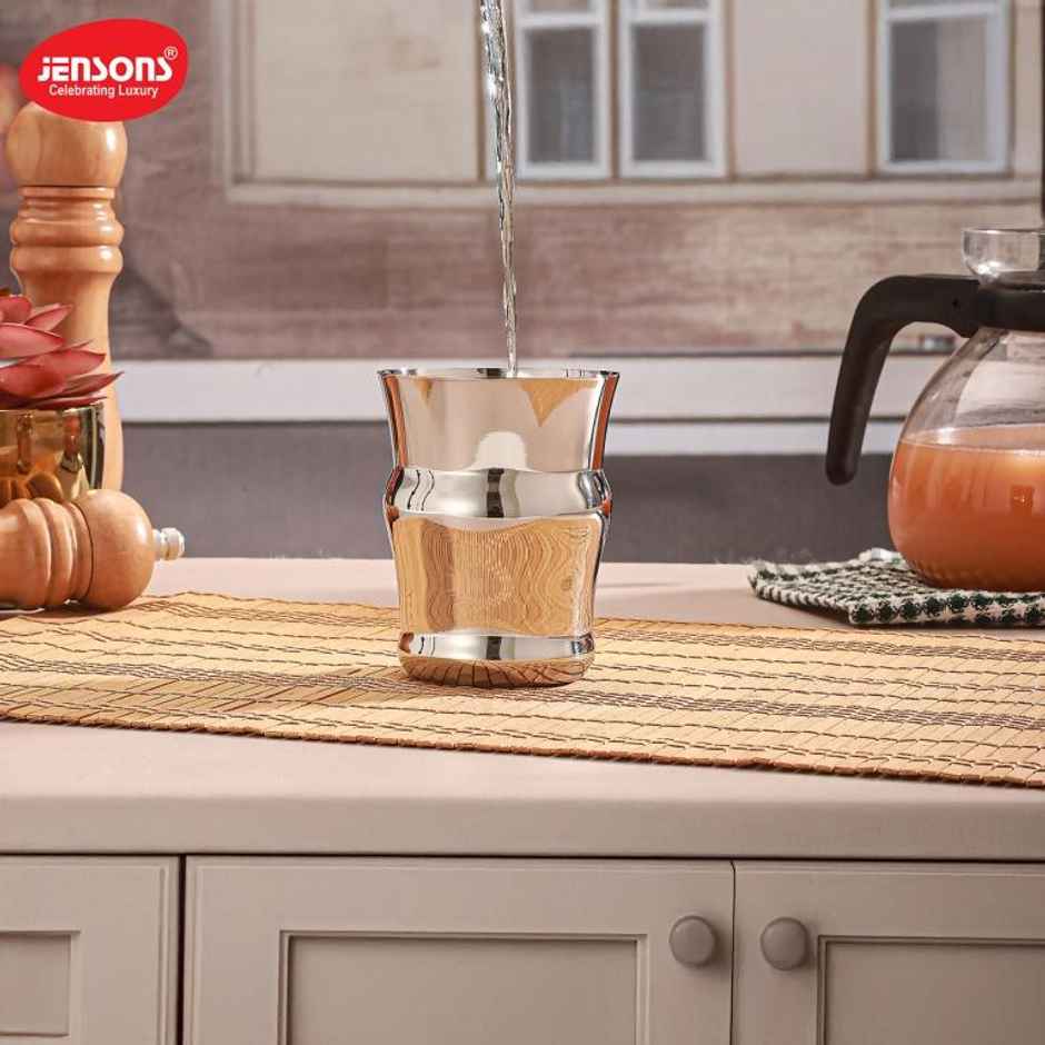 Jensons Stainless Steel Flora Glass | 300 ml