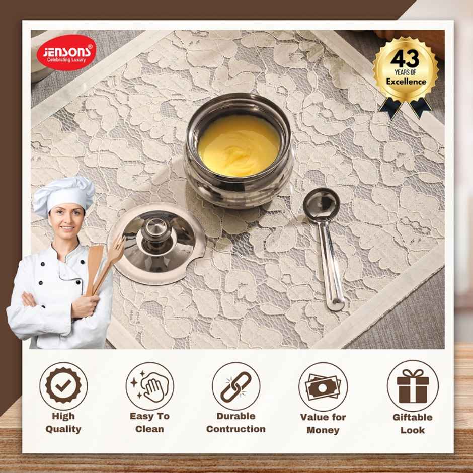 Stainless Steel Ghee Pot | Jensons
