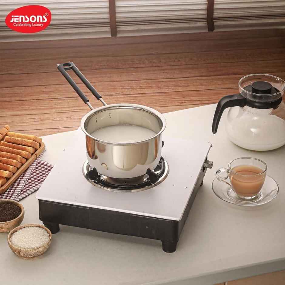 Jensons Stainless Steel Saucepan | 14 cm