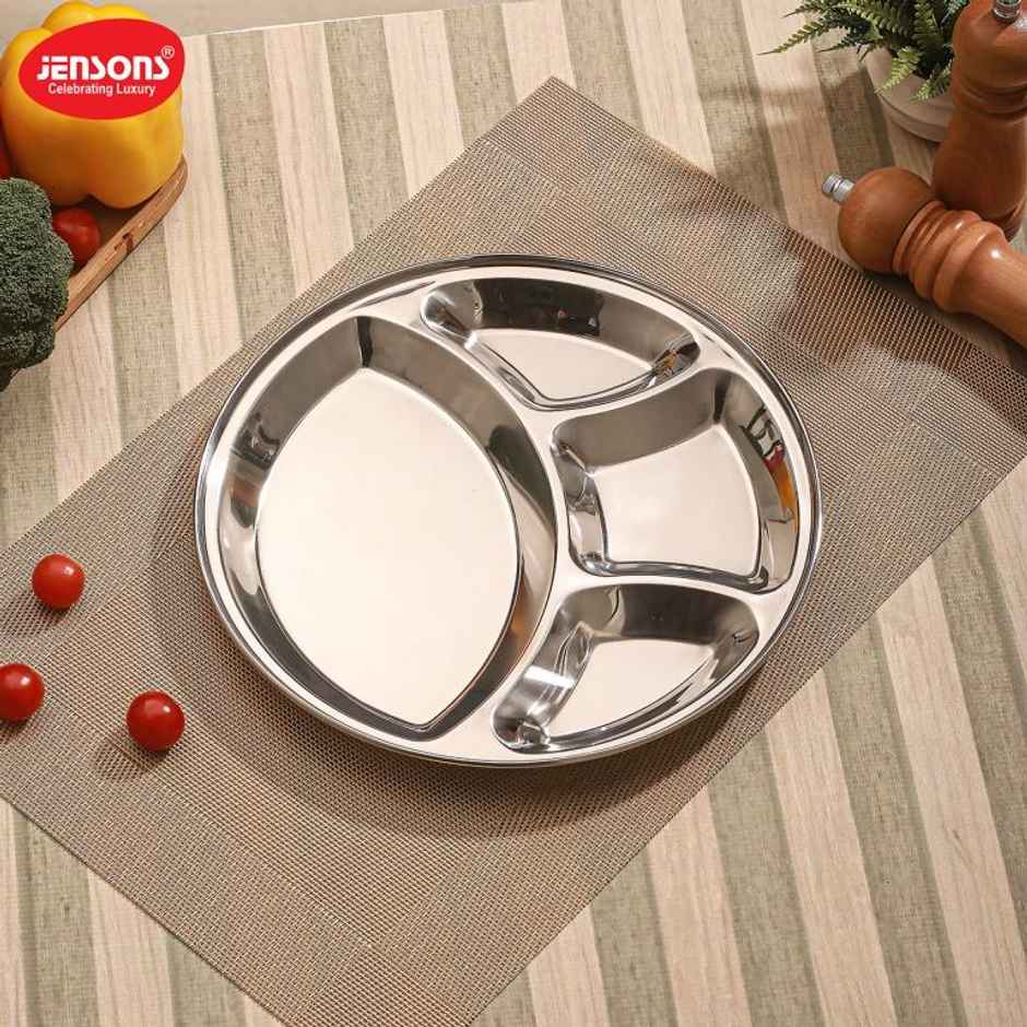Jensons Stainless Steel Partition Plate Round