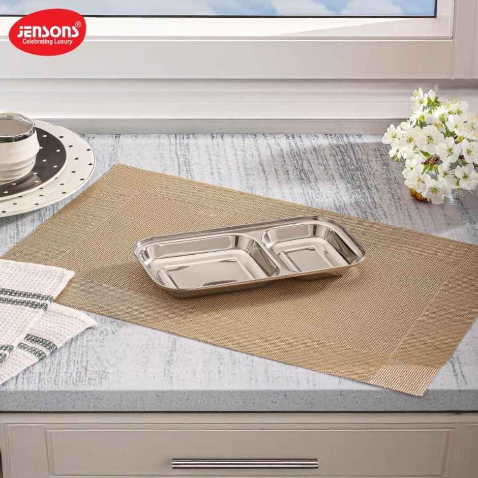 Jensons Stainless Steel 2In1 Small Partation Tray