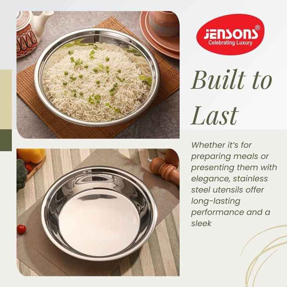 Jensons Stainless Steel Parat no. 14 in, Capacity - 5L