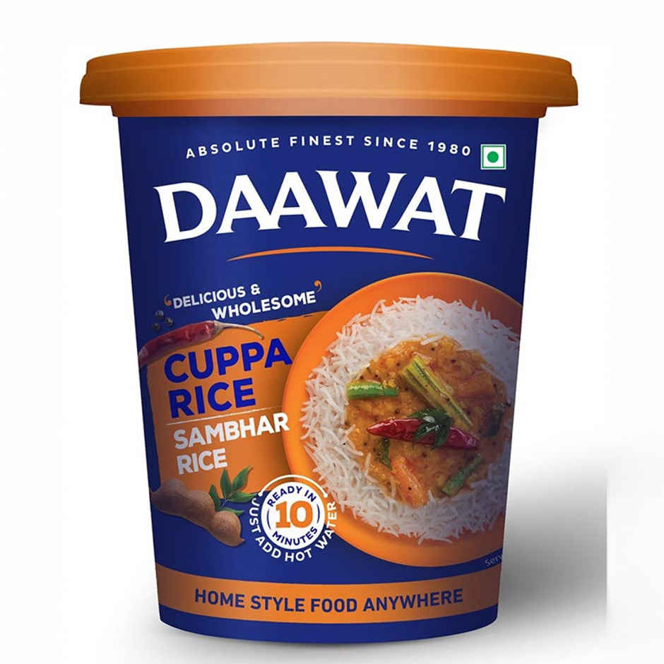Daawat Cuppa Rice Dum Biryani 87 g(87gms), Daawat Cuppa Rice Dal Chawal 90 g(90gms) & Daawat Cuppa Rice Sambhar Rice 86 g(86gms) Combo