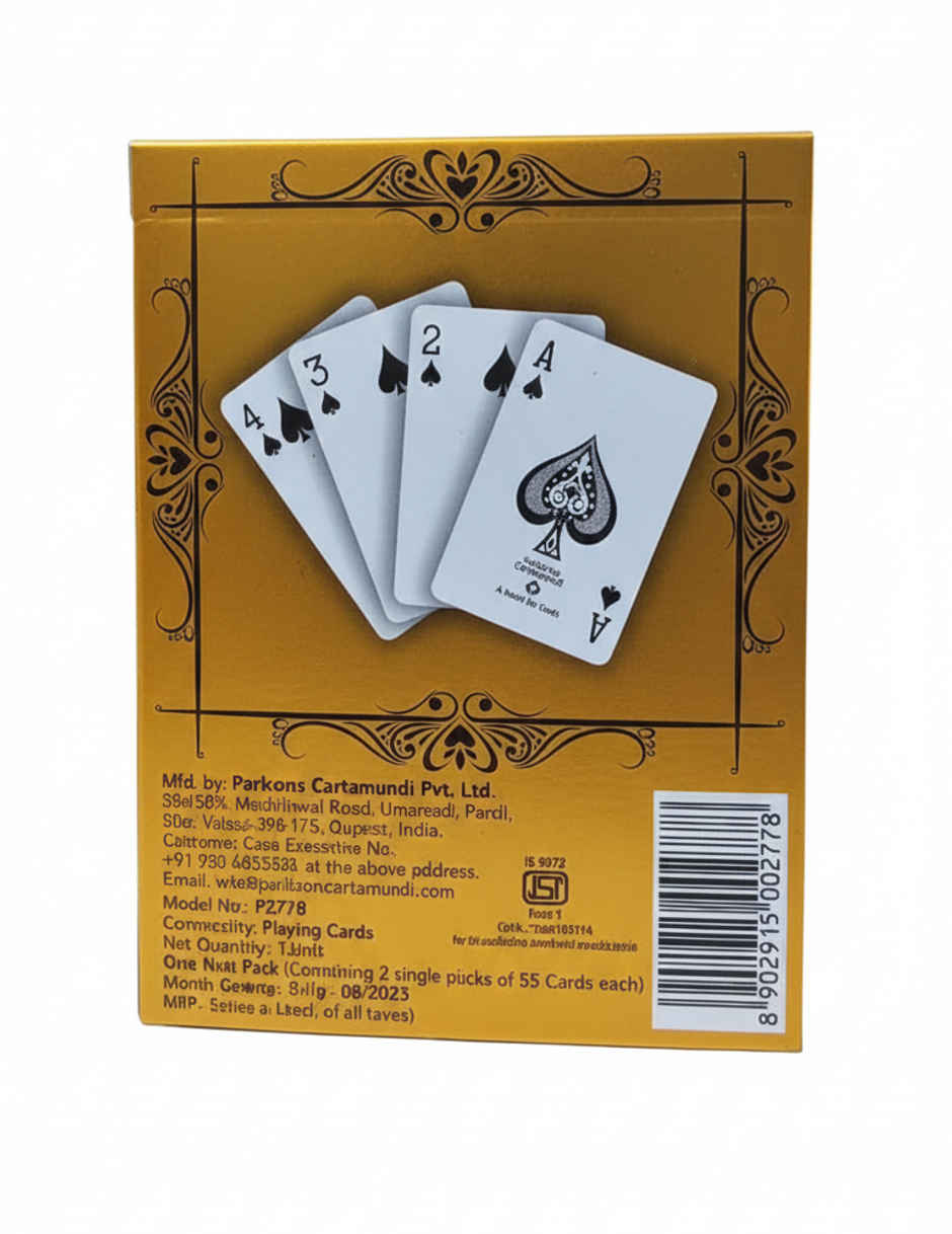 Parksons Cartamundi Plastic Playing Cards Black Box Prime | Twin pack
