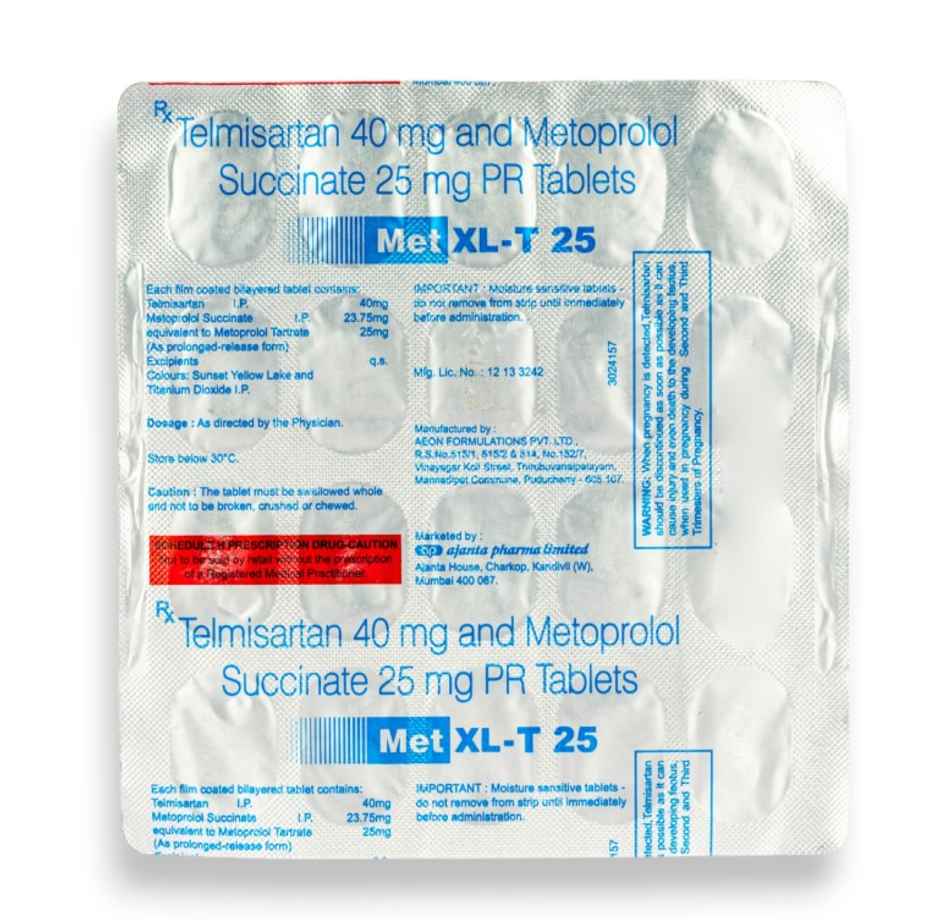 Met XL-T 25 Tablet PR