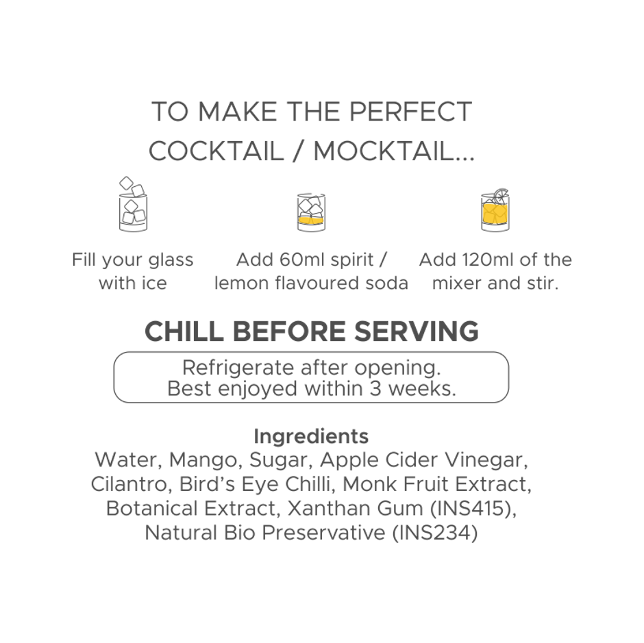 Bartisans Indian Summer - Mango | Cilantro | Chilli