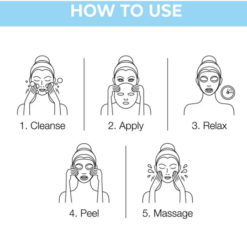 Nykaa Skin Secrets Pearl + Hyaluronic Acid Sheet Mask White 