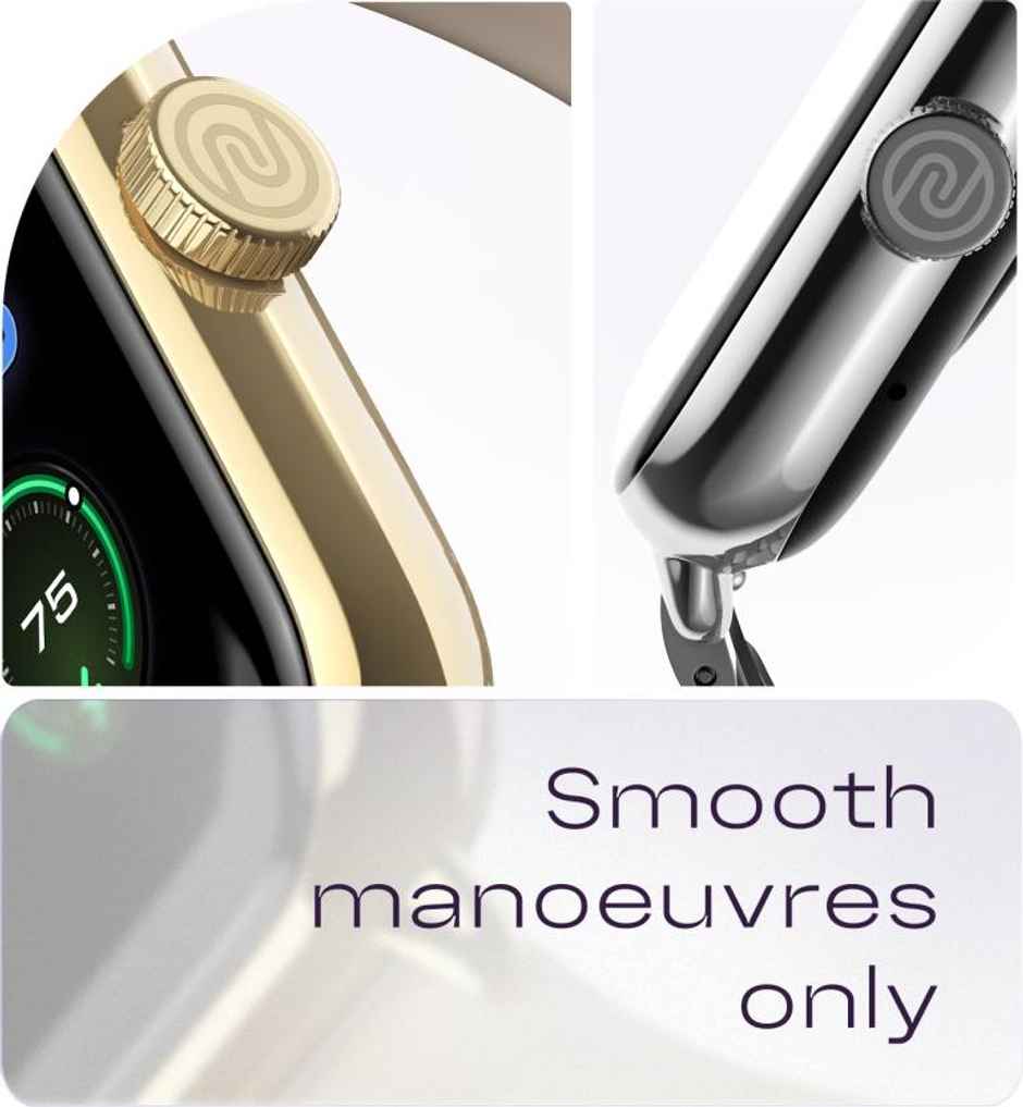 Noise Colorfit Icon 3 Plus Smartwatch with Bluetooth Calling | 2" Display | SpO2 Sensor - Midnight Gold