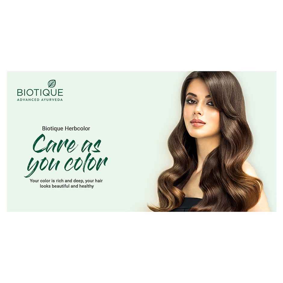 Biotique Bio Herbcolor Conditioning Hair Color Darkest Brown Combo