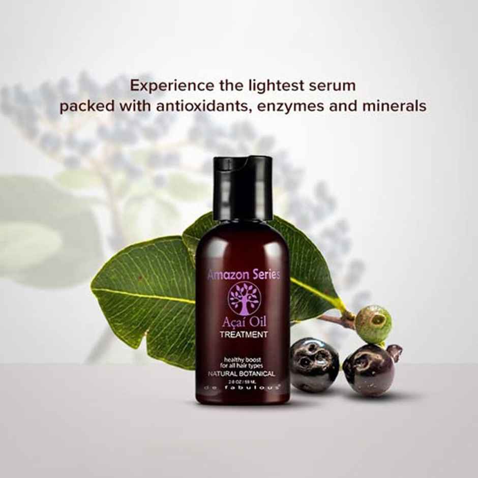 Amazon Series Acai Oil Treatment Anti-Frizz Omega 6-9 Sulphate Free All Hair Types