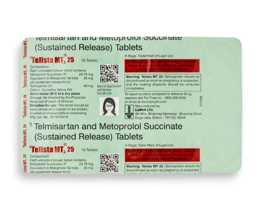 Telista MT 25 Tablet SR