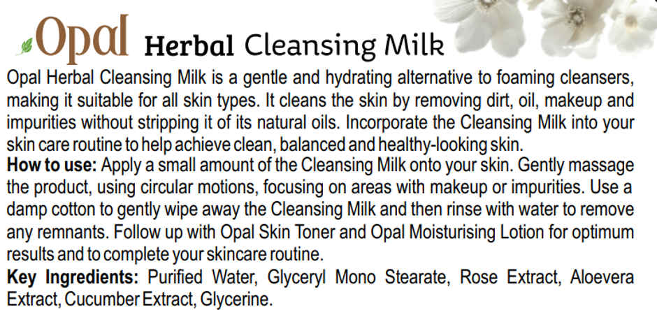 Opal Herbal Cleansing Milk