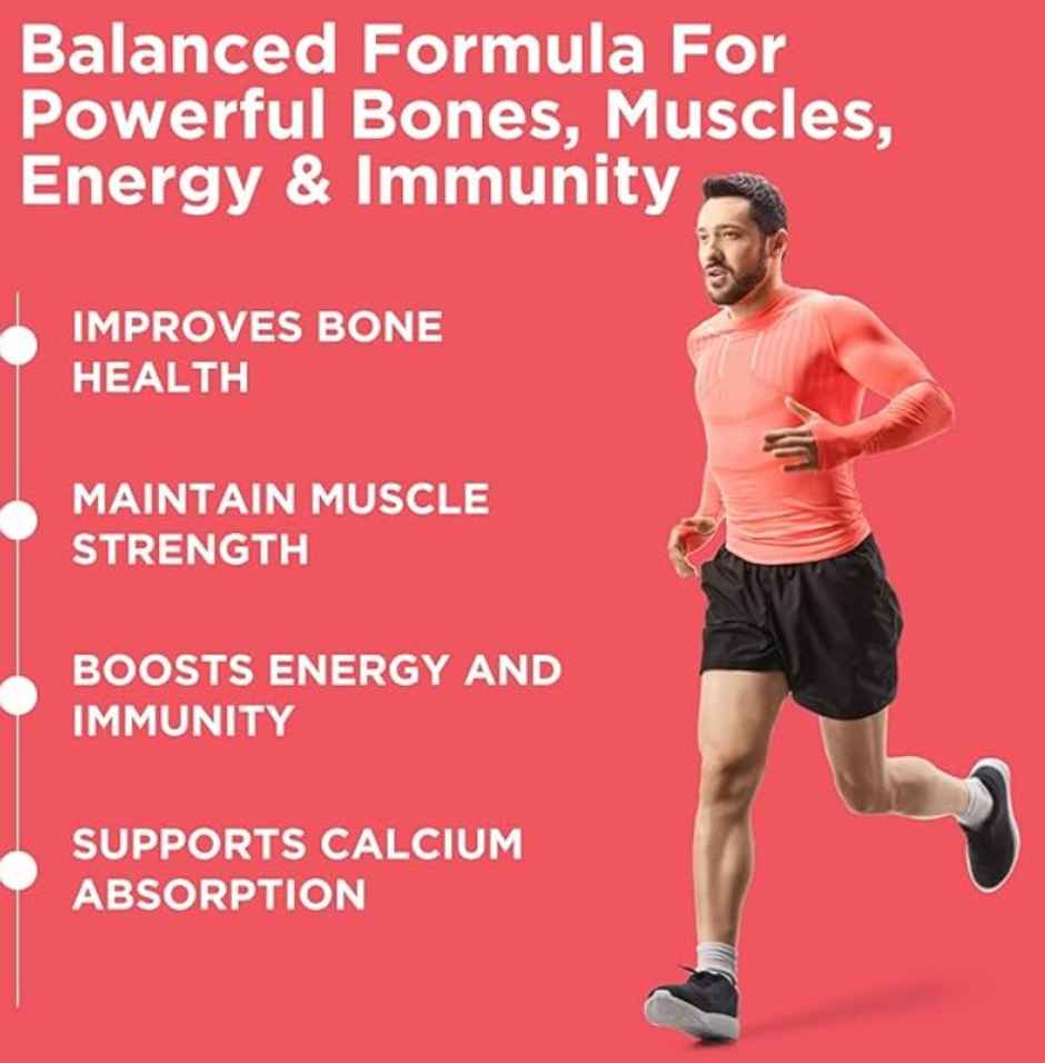 Healthkart HK Vitals Calcium + Magnesium + Zinc Tablet