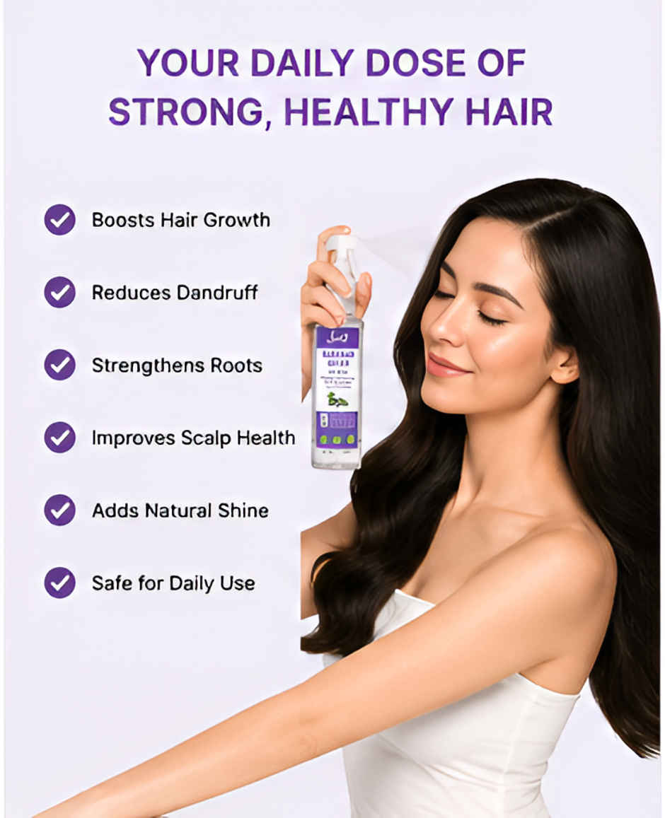 Jeva Rosemary Water Spray for Hair Growth | Frizz Control & Damage Protection