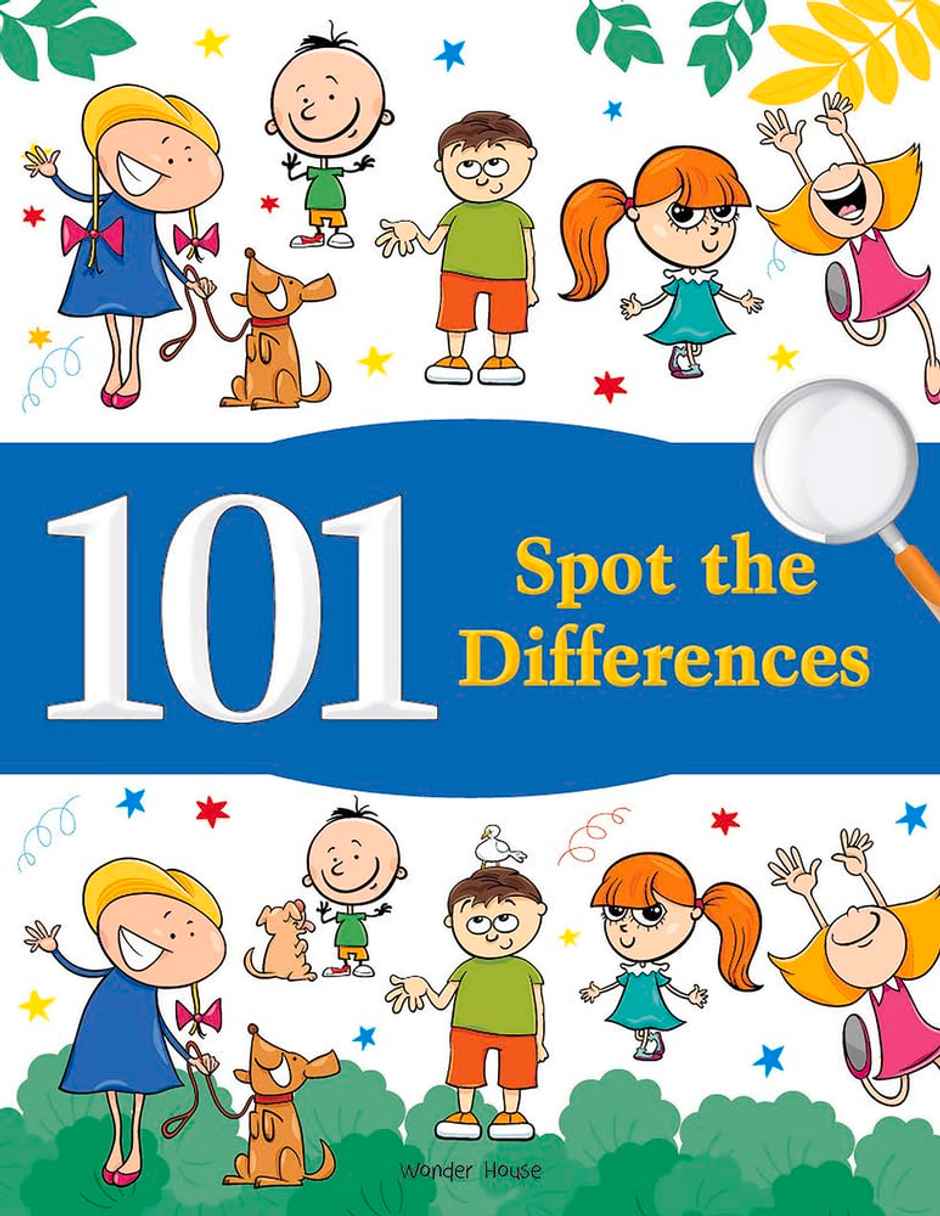 101 Spot The Differences : Fun Activity Books For Children