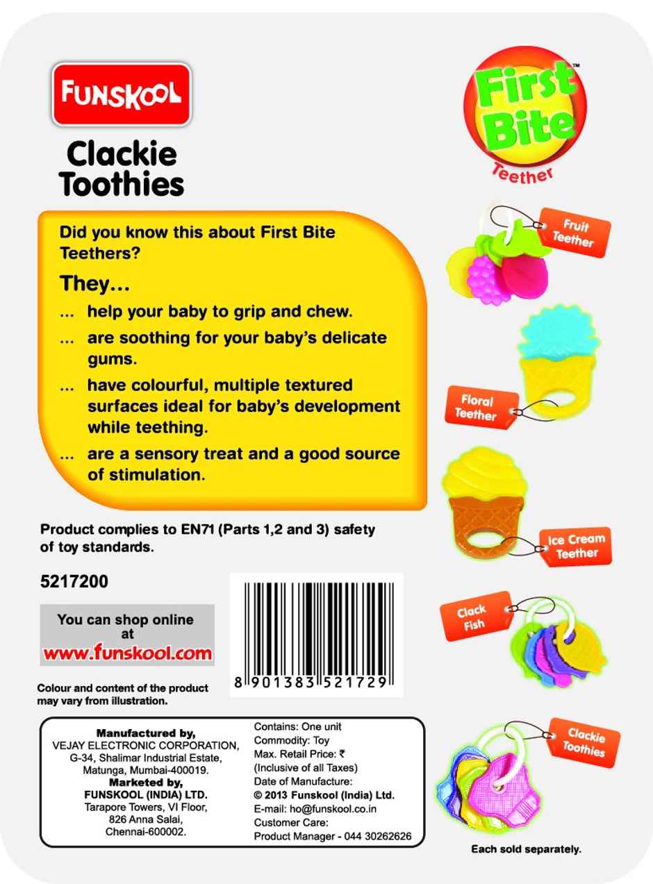 Funskool Clackie Toothies Ref 2012 5217200