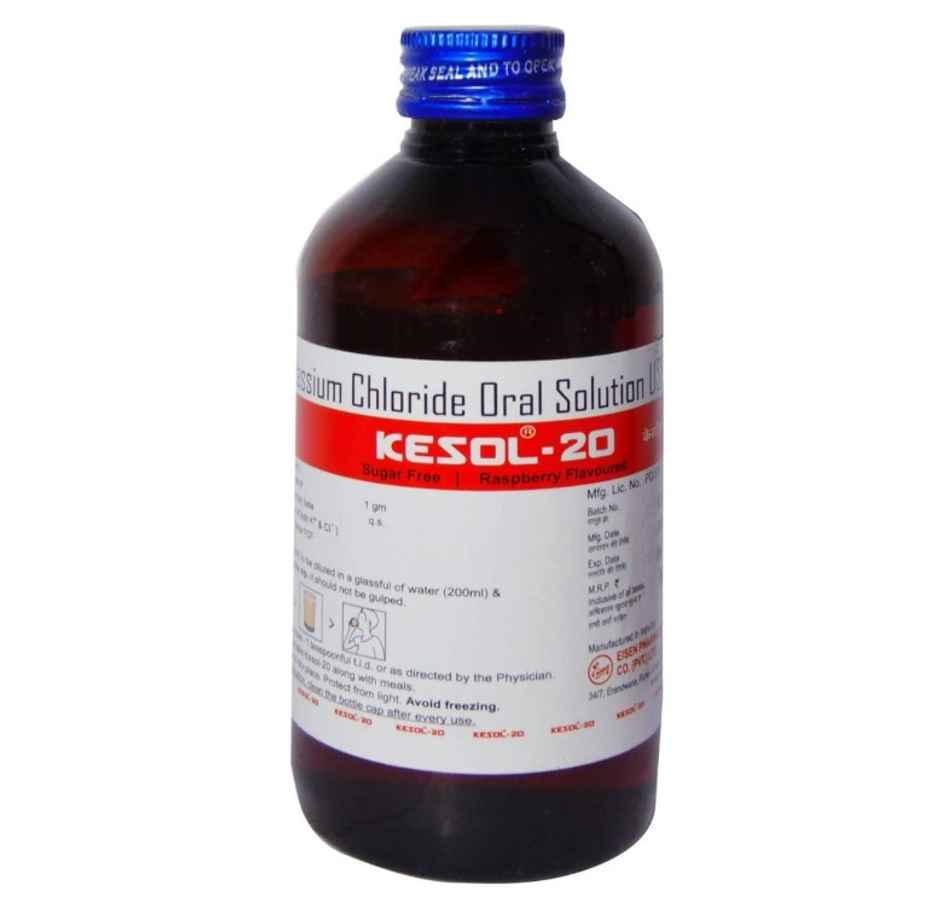 Kesol-20 Raspberry Flavour Sugar Free Oral Solution