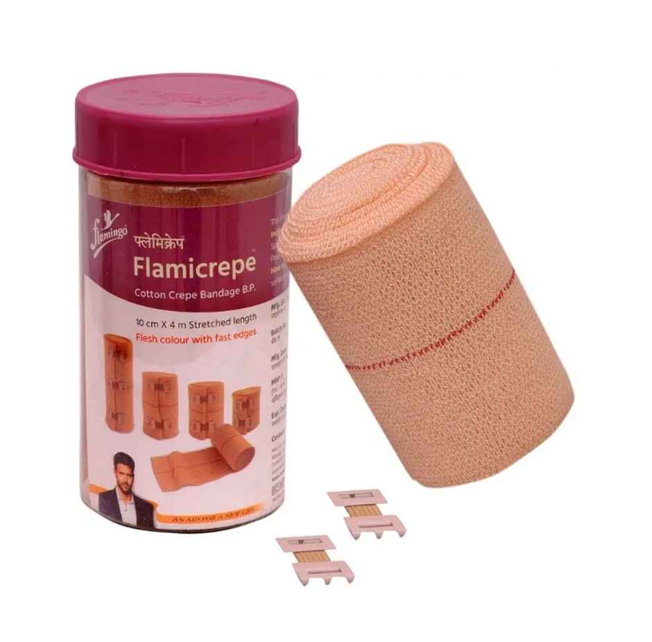 Flamingo Crepe Bandage 10cm x 4m 1'S