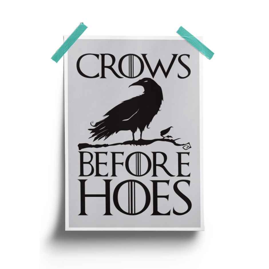 House Of Festivals Crows Before Hoes - Poster
