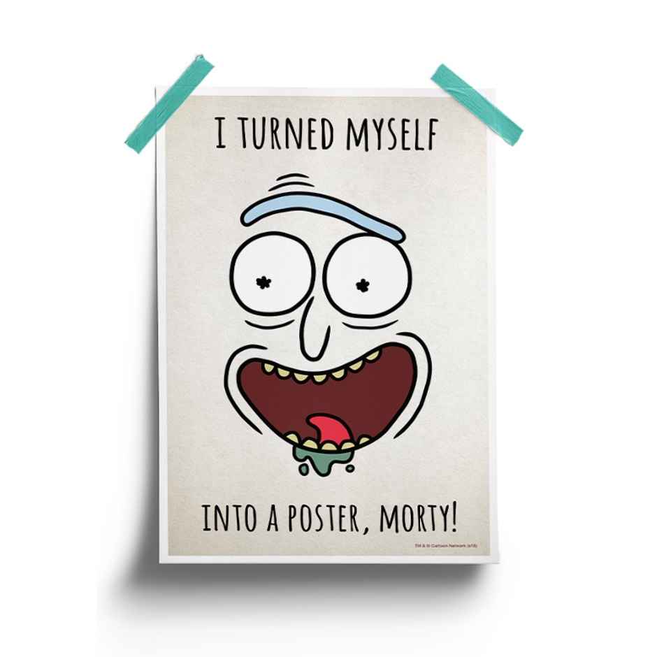 House Of Festivals Shapeshifter Rick - Rick And Morty Official Poster