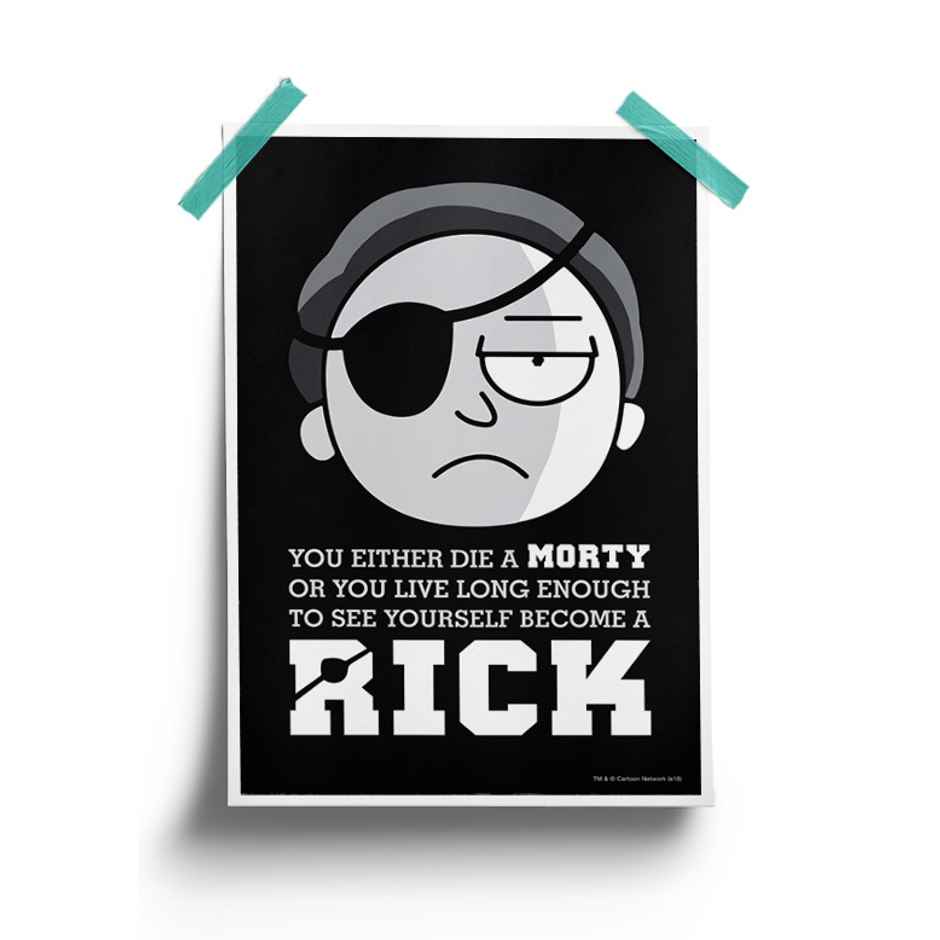House Of Festivals Die A Morty - Rick And Morty Official Poster