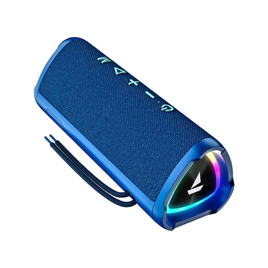 boAt Stone 750 BT Speaker w/ 12W RMS Sound, 12 HRS Playback, RGB, TWS Feature & IPX5 (Marine Blue)