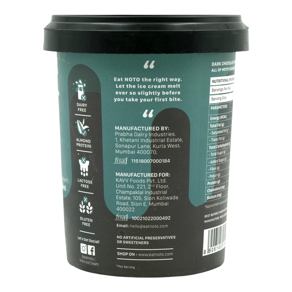 NOTO Vegan Dark Chocolate