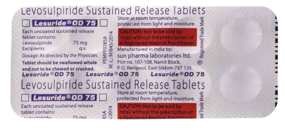Lesuride OD 75 Tablet SR