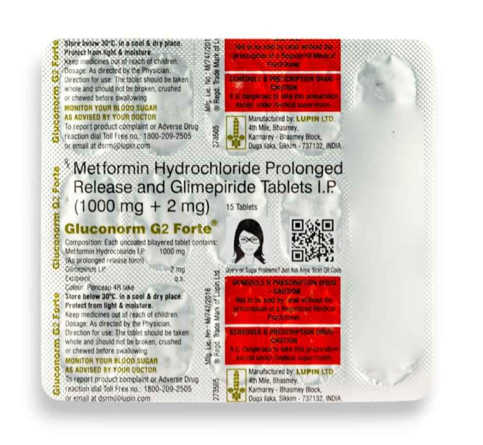 Gluconorm G2 Forte Tablet PR