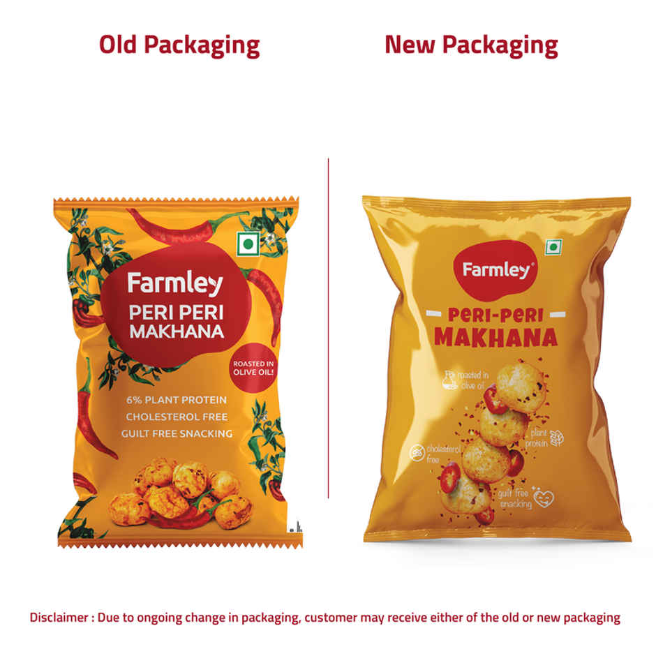 Farmley Peri Peri  Makhana Roasted In Olive Oil Healthy Snacks